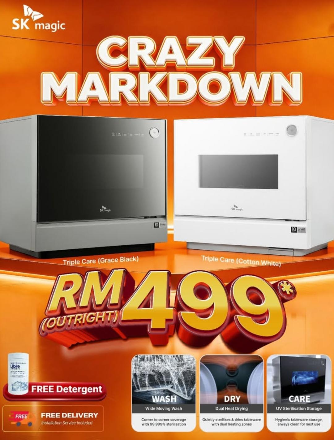 Crazy Markdown Dishwasher SK Magic Triple Care